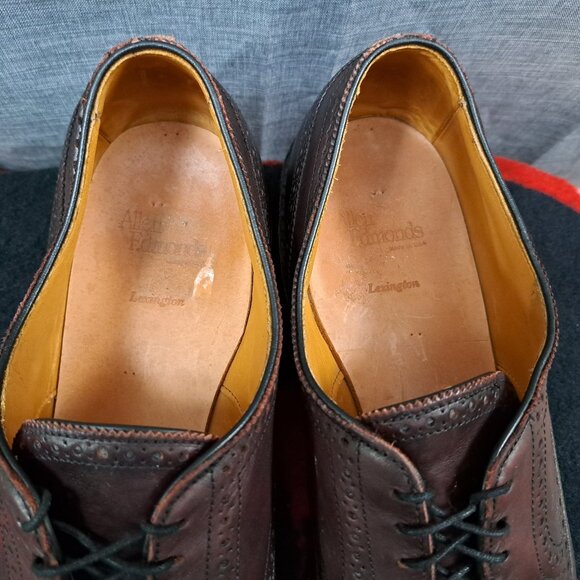 %Size 15 Men Allen Edmonds Lexington Oxfords Dress Shoes Brown Leather / D3 main image 7